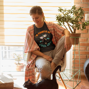 T-shirt En Tri-matière Chats crâne sucré hantés par votre amour