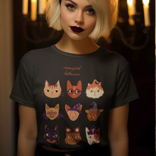 T-shirt En Tri-matière Chats d'Halloween Meowgical en costume