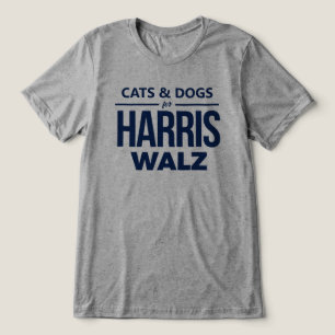 T-shirt En Tri-matière Chats et chiens pour Harris Walz