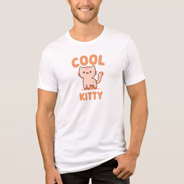 T-shirt En Tri-matière Chatte Cool (Recto)