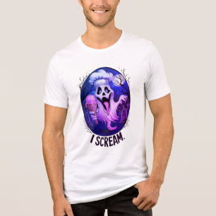 T-shirt En Tri-matière Chef éffrayant Ghost Glace Cream Halloween Drôle H