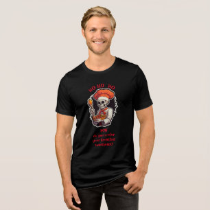 T-shirt En Tri-matière Chef squelette flirt de Noël