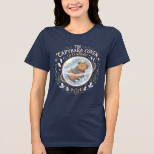 T-shirt En Tri-matière Chemise à boule de cristal Capybara, tee-shirt cél