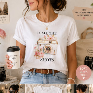 T-shirt En Tri-matière Chemise à l'esthétique d'appareil photo vintage po