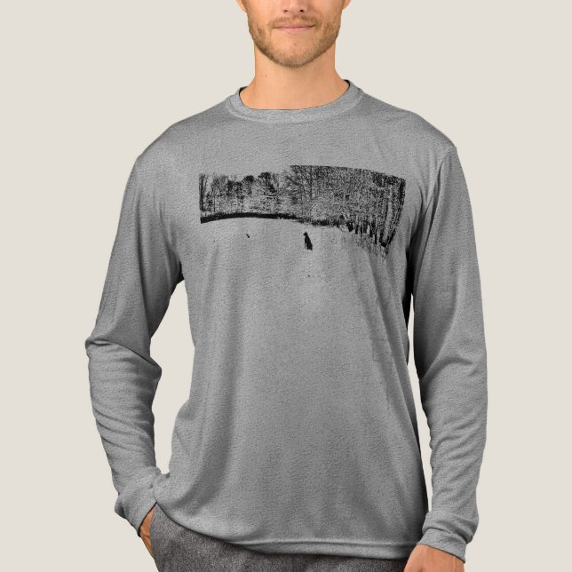 T-shirt En Tri-matière Chemise à manches longues - Attendant un ami (Recto)