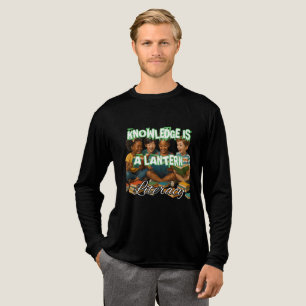 T-shirt En Tri-matière Chemise à manches longues Bella+Canvas, Bl solide