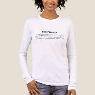 T-shirt En Tri-matière Chemise à manches longues en coton Cat Poo-Phoria