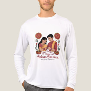 T-shirt En Tri-matière Chemise à manches longues en mélange de trois fibr