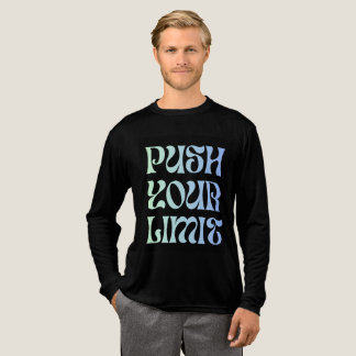 T-shirt En Tri-matière chemise à manches longues poussez votre limite