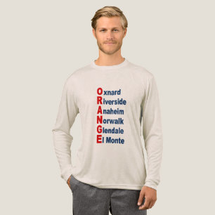 T-shirt En Tri-matière Chemise à manches longues TOURISME CALIFORNIE