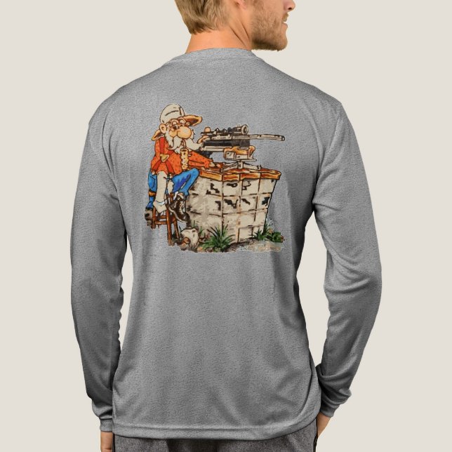 T-shirt En Tri-matière Chemise à manches longues Tri-Blend (Verso)