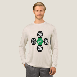 T-shirt En Tri-matière Chemise à manches longues tri-blend oatmeal DESIGN