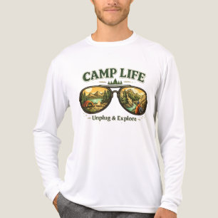 T-shirt En Tri-matière Chemise à manches longues tri-mélange Camp Life Fe