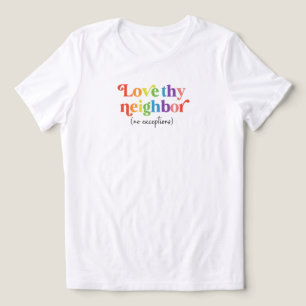 T-shirt En Tri-matière Chemise Aime ton voisin, mois de la fierté LGBT al