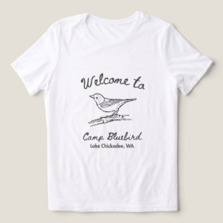 T-shirt En Tri-matière Chemise Camp Bluebird
