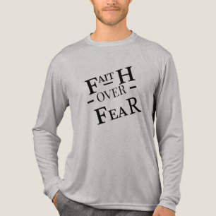 T-shirt En Tri-matière Chemise chrétienne La Foi Surmonte la Peur – Sauvé