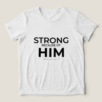 Chemise chrétienne pour enfants Psaume 28:7 Fort e