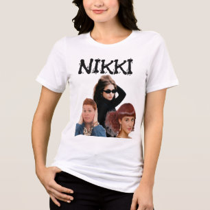 T-SHIRT  EN TRI-MATIÈRE CHEMISE CUSTOM BOOTLEG 80'S 90'S