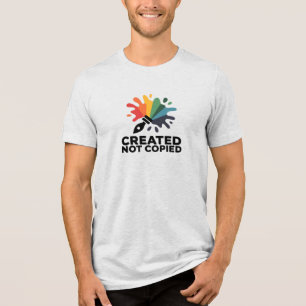 T-shirt En Tri-matière Chemise d'artiste créée et non copiée