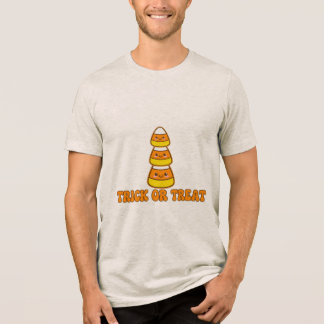 T-shirt En Tri-matière Chemise de bonbons de maïs Trick Or Treat - Hall k