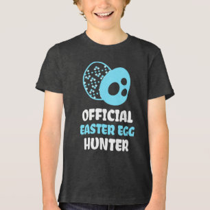 T-shirt En Tri-matière Chemise de chasse aux oeufs bleus