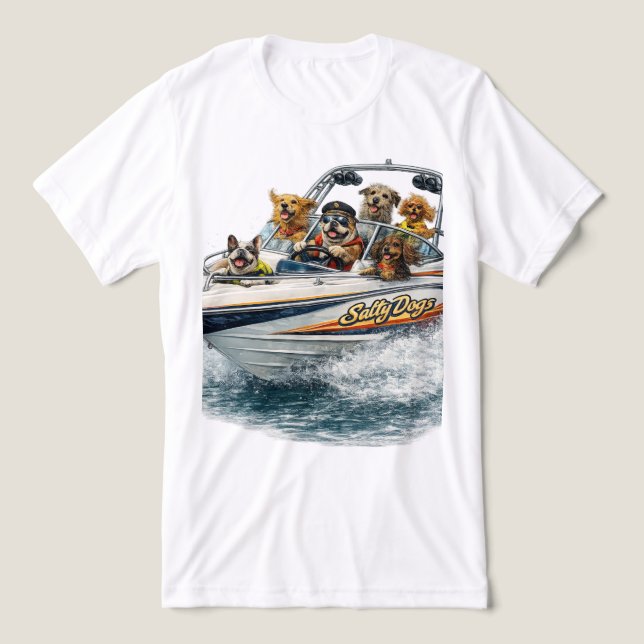 T-shirt En Tri-matière Chemise de chien de navigation (Design Recto)