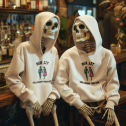 T-shirt En Tri-matière Chemise de couple personnalisée pour notre 1er Hal
