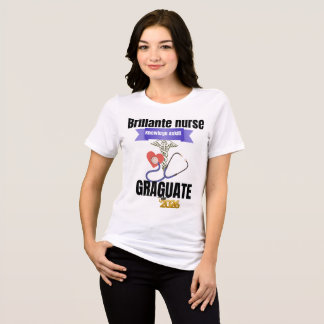 T-shirt En Tri-matière Chemise de diplômé infirmier Brillante 2026 – Conn