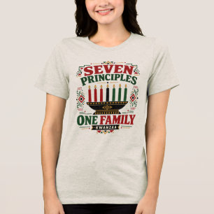 T-shirt En Tri-matière Chemise de famille assortie pour les sept principe