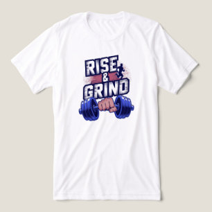 T-shirt En Tri-matière Chemise De Gym De Rise Et Grind