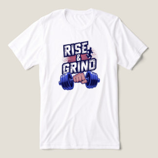 T-shirt En Tri-matière Chemise De Gym De Rise Et Grind