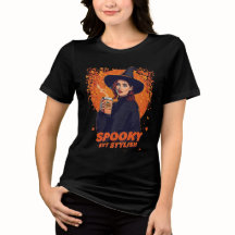 Chemise de Halloween pour sorcière effrayante mais