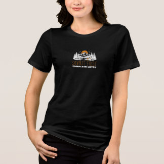 T-shirt En Tri-matière Chemise de montagne minimaliste au design à lignes