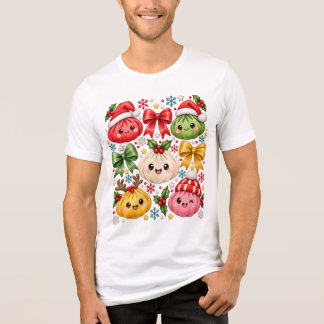 T-shirt En Tri-matière Chemise de Noël Dumpling, Kawaii Dumpling