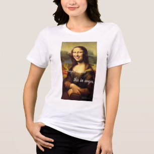 T-shirt En Tri-matière Chemise de parodie de l'art classique sourire de M
