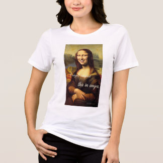 T-shirt En Tri-matière Chemise de parodie de l'art classique sourire de M