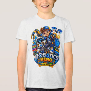 T-shirt En Tri-matière Chemise de robotique pour enfants Robot d'ingéni