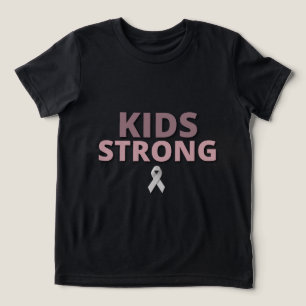 T-shirt En Tri-matière Chemise de sensibilisation au cancer pour enfants 