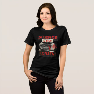T-shirt En Tri-matière Chemise de sensibilisation au consentement silenci