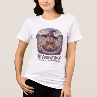 T-shirt En Tri-matière Chemise de sorcière capybara Cottagecore Tee lavan