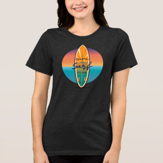 T-shirt En Tri-matière Chemise de surf rétro pour surfeur, cadeau vintage