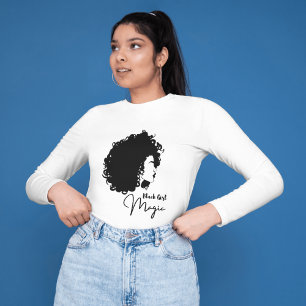 T-shirt En Tri-matière Chemise d'histoire noire pour les femmes afro