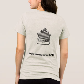 T-shirt En Tri-matière Chemise drôle de croisière - Je vérifie mon arrièr