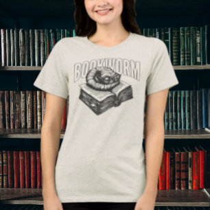 T-shirt En Tri-matière Chemise drôle de lecture de ver de livre