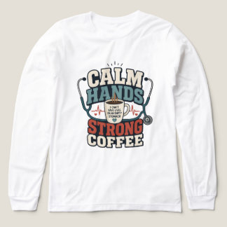 T-shirt En Tri-matière Chemise drôle pour infirmière amatrice de café et