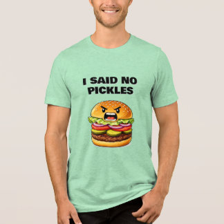 T-shirt En Tri-matière Chemise Drôle Sans Cornichons