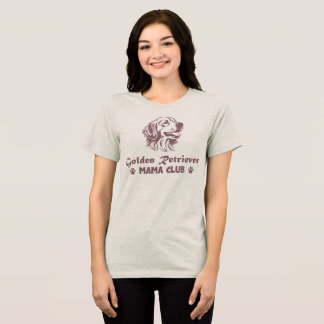 T-shirt En Tri-matière Chemise du Club des Mamans Golden Retriever pour l