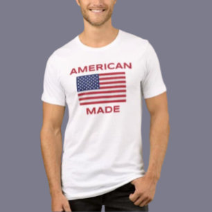 T-shirt En Tri-matière Chemise Fabriquée aux États-Unis – Fièrement Née a