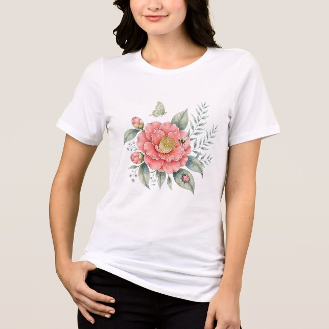 T-shirt En Tri-matière chemise femme (Recto)