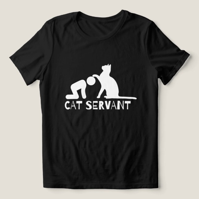 T-shirt En Tri-matière Chemise Femme Drôle Servante Pour Les Propriétaire (Design Recto)